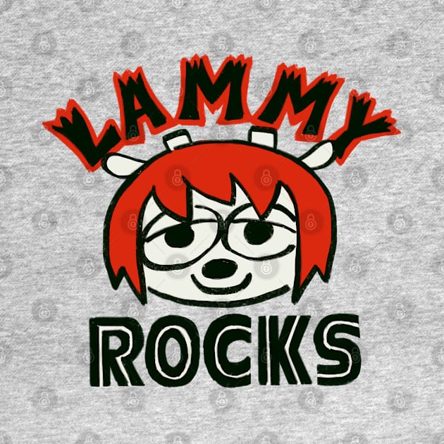 Mudwizard re-draws lammy rocks / um jammer lammy sheep girl by mudwizard